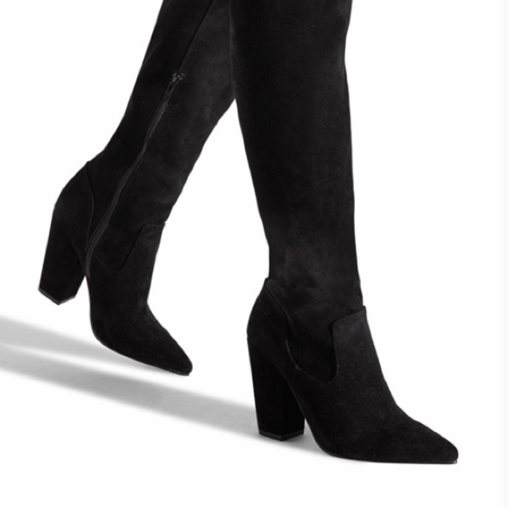 Western style above knee boots